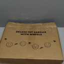 Cat Carrier on Wheels Airline Approved: Betopet Rolling Cat Carrier for Small Dog Medium Cat Under 18lbs - Cat Soft Carrier Pet Travel Bag TSA Approved Under Seat for Airplane Transport Flight