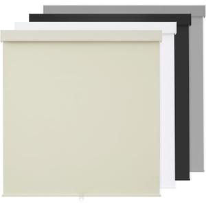 Blackout Cordless Roller Shades Blinds for Windows,Free-Stop Window Shades Pull Down,Blackout Blinds for Indoor Windows,Home,Office,Thermal Insulated Fabric, UV Protection,Ivory,24" W x 72" H, Ivory 