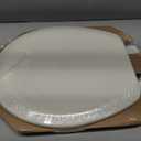 Mayfair Cameron Biscuit Toilet Seat, Non Slip Heavy Duty Wood, Easy Clean, Made in USA, Round