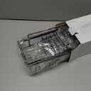 EUDELE Adhesive Shower Caddy, 5 Pack Rustproof Stainless Steel Bath Organizers With Large Capacity, No Drilling Shelves for Bathroom Storage & Home Decor (XL size, Black)