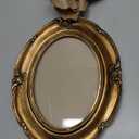 97 Decor 5x7 Oval Picture Frame - Vintage 5x7 Picture Frame Gold, Rustic 5 x 7 Gold Frame, Ornate Photo Frame 5 By 7 Picture Frames For Tabletop And Wall Hanging