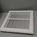 Howeall 12"W x 12"H [Duct Opening Size] Steel Return Air Filter Grille - Removable Face/Door for 1 inch Filters -HVAC Vent Cover Grill - White [Outer Dimensions: 14 5/8"W X 14 5/8"H]