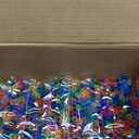 Eaasty 1000 Pcs Colorful Disposable Drinking Plastic Straws Bulk, 0.24'' Diameter and 7.87" Long Plastic Long Disposable Drinking Straws (Multicolor)