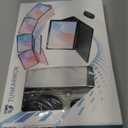 TUNKARMOR for iPad 9th / 8th / 7th Generation 10.2 inch & iPad Air 3rd Gen & iPad Pro 10.5 inch Case with Keyboard 7 Color Backlit - Built in Pencil Holder with Mouse (Black)