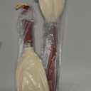 Silicone Small Spatula for Cooking Flexible Turner with Solid Inner Core and Heat Resistant Nylon Handle Ideal Spatula for Non-Stick Cookware (10"&13", Cherry Red)