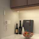 MYPLUS Under Cabinet LED Lighting, 16.4ft LED Strip Lights Kit with Dimmer Control for Kitchen, Cabinet, Shelf, Counter, Bedroom and Decor, Warm White 3000K, 1050LM