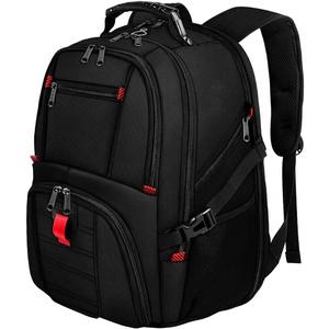 YOREPEK Large Backpack for Men, Extra Large Laptop Backpacks for Men Women, Water Resistant Travel Backpack Airline Approved Business Work Bag Fits 15.6 Inch Computer, Black