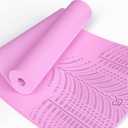 LOLLIPOP Thick Yoga Mat, Non-Slip Exercise Mat for Yoga, Pilates, Stretching Fitness & Exercise Mat with Easy-Cinch Carrier Strap, 72"L x 32"W x 1/4 Inch Thick,Pink