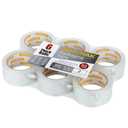 Clear Packing Tape 6 Rolls - Heavy Duty Packaging Tape 2.7mil Thick, 2.0 in. Wide x 60 Yards - Strong Adhesive, Silent, Reliable Package Tape for Home Office Shipping Moving Sealing
