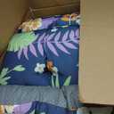 Outdoor Chaise Lounge Chair Cushion, 71 x 22 x 4.7 Inches Waterproof Chaise Lounge Cushions Thickened for Outdoor Furniture, Non-Slip Patio Lounge Chair Cushions, Purple Floral Leaf