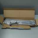 Curtain Rods for windows 30-46 inch,5/8 Inch Decorative Curtains Rods Set,Matte Black Splicing Single Window Curtain Rod with Brackets for Bedroom,Living Room,Outdoor Patio,Kitchen,Small Curtain Rod