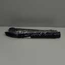 Black Shower Curtain Rod Tension 30 to 80 Inch,1 Inch Diameter Adjustable Tension Curtain Rod No Drilling,Shower Rods for Bathroom,No Rust