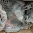 4 in 1 Baby Bassinet, Pack and Play, Bedside Crib Sleeper, Diaper Changer, Quickly Assembled and Folded Portable Crib with Mattress and Mosquito Net, Easy to Carry (Beige)