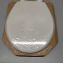 Mayfair Cassel Slow Close Toilet Seat, Easy Clean, Non Slip Premium Wood Seat, Easy Install, Made in USA, Round, Biscuit