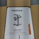 Healnitor 150W Electric Citrus Juicer Squeezer with 2 Cones, Stainless Steel Quiet Orange Juice Extractor Machines for Lime Grapefruit Lemon, Detachable Design