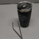 Let's Keep The Dumb f To a Minimum Travel Mug Funny Tumbler White Elephant Christmas Gifts for Men Women Boss Coworkers 20 Oz Insulated Stainless Steel Travel Tumbler Black