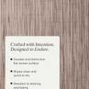Chilewich Bamboo Placemats Set of 4 - Woven Oval Placemats - Reusable, Stain-Resistant, Indoor/Outdoor Tabletop Protection - 19" x 14" - Dune