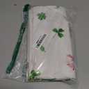 St Patricks Day Pillow Covers 20x20 Inch Set of 2 Irish Shamrock Clover Green Pink Floral Cotton Linen Decorative Throw Pillow Case Saint Patricks Day Cushion Covers for Bedroom Sofa Living Room Decor