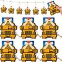 3 x Kigley 6 Pcs School Bus Driver Appreciation Gifts Wooden Bus Driver Card Holder Gift Card Sleeves Thank You Gift Ornament for Back to School End of Year New Retirement Birthday
