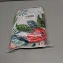 Stretch Dining Chair Seat Covers Set of 6,Dining Chair Slipcovers, Floral Printed Chair Covers,Soft Fabric Washable Upholstered Chair Seat Protector, No Rear Covers for Home Kitchen Dining Room (Summer Flowers B)