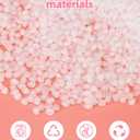 2 lb Poly Pellets Weighted Stuffing Beads,Plastic Pellets Weighted for Stuffed Animals,Poly for Bean Bags, Crafts,Doll and Blankets
