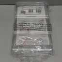 LARGER Compartment - Stackable Water Bottle Organizer Holder - for Stanley & Others' Large Tumbler - Clear Wine Rack, Cup Bottle Holder for Cabinet Home Countertop Fridge Pantry Shelf, 2 Tier Hold 6