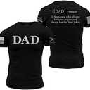 Grunt Style Dad Defined Men's T-Shirt, 4X, Black 