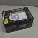 Bubble Machine, Automatic Bubbles Blower for Kids Toddlers, 360 Leak-Proof & 90 Adjustment Battery Operated Bubble Toys with LED Light - Gifts for Boys, Girls, Outdoor, Birthday, Halloween Party (Black)