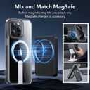 ESR for iPhone 16 Pro Case with Kickstand, Military-Grade Shockproof Protection, Magnetic Fully Adjustable Flickstand Phone Case, Compatible with MagSafe Accessories, Boost Series, Clear