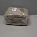 tchdio Waffle Bath Mat-Runner Rug, Super Absorbent Non Slip Bath Mats for Bathroom Machine Washable Long Rugs with Tassels, Bath Rugs for Bathroom Floor Beside Tub, 2' x 6' (Brown)