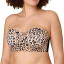 Playtex Women's Strapless Bra, Plus-Size Bras, Convertible Straps, Moisture-Wicking, 4801 (42DD)