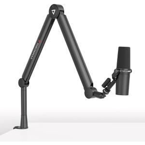 Boom Arm Stand THRONMAX S8 Mic Stand for Game Streaming and Broadcasting/Sturdy and Universal Mic Arm with 1/43/8" to 5/8" AdapterAll-Metal and Fully Adjustable Mic Arm