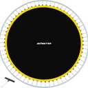 Replacement Trampoline Mat, Fits 15ft Round Trampoline with 96 V-Hooks Using 7" Springs, Jumping Trampoline Mat with Extra Rows of Stitching(Spring not Included)