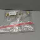 Asidrama 9 Pack 1-1/4 inch Brushed Brass Kitchen Cabinet Knobs Gold Dresser Knobs Drawer Knobs Cabinet Hardware Zinc Knobs for Dresser Drawers