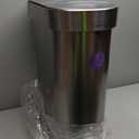 simplehuman 45 Liter / 12 Gallon Slim Hands-Free Kitchen Step Trash Can, Brushed Stainless Steel