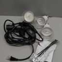 LED Grow Light Bulbs with E26 Base, 45W Durable 12 ft String Grow Lights, Waterproof Hanging Full Spectrum A25 Plant Lighting for Seeds, Flowers, Succulents, Indoor & Outdoor Use (3 Lights)