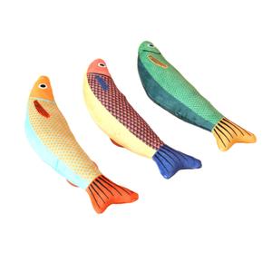 PetBusy Interactive Cat Toys with[5000mg Premium A+Catnip][Baby Grade] Soft Chew Kicker Cat Toys for Indoor Cats & Kittens, Crinkle &Rattle Fish Sound Toy, Drives Bored Cats Crazy with Fun,3 Pack