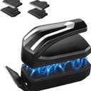 Carefree Fish Aquarium Super Powerful Magnetic Cleaner with 4 Algae Scrapers for Glass Fish Tank Magnet Brush Floating S+(Plus)