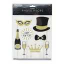 2 x New year Eve Paoer Photo Prop Kit, 8pc