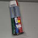 SYOGUA Transparent Colored Cellophane Wrap Roll - 6 Colors, 34 in x 16.4 ft Cellophane Paper Rolls - Red, Purple, Green, Gold, Blue, Clear Cellophane Wrap for Gift Baskets, Treats Wrapping, Crafts