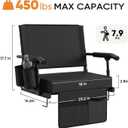 Sekey Stadium Seats with Back Support & Armrests, X-Large