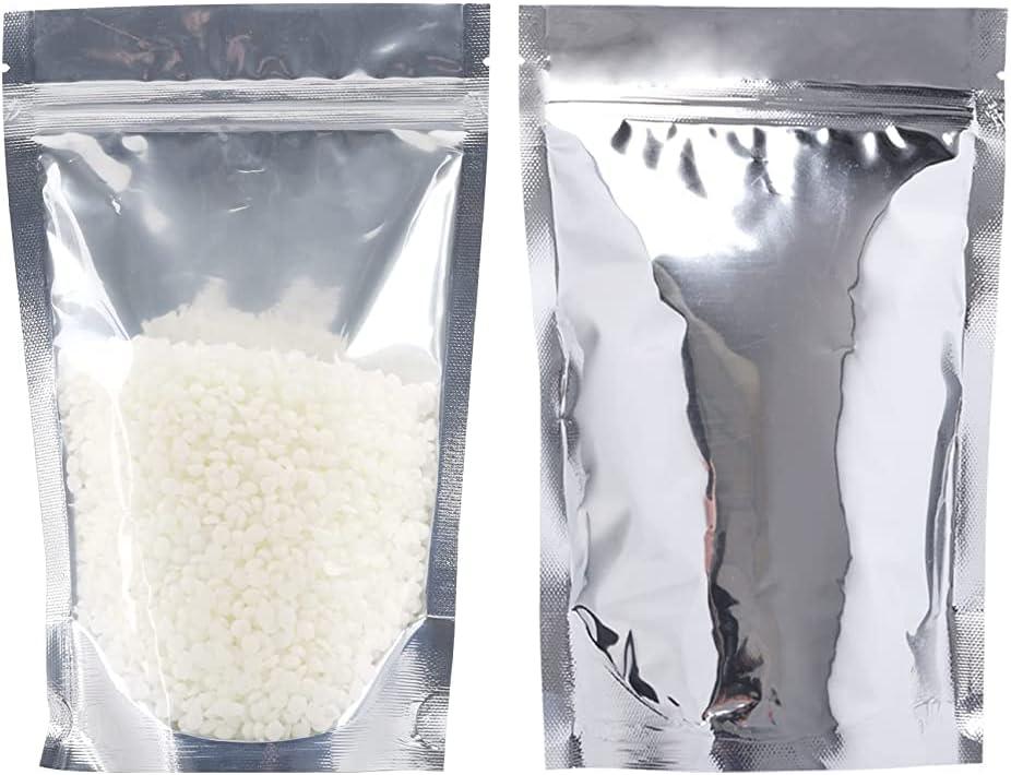200 Pack 6x9 Mylar Bags for Food Storage and Resealable Stand-up Bags for Small Business Packaging Supplies (sliver)