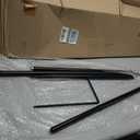 LEIFIDE Black 72" h Replacement Pole for Large Wind Spinner, Windmill Replacement Parts, Three-Part Composition, 22mm Thicker Tube, Easy Assembly for Large Metal Wind Spinner (2 Prongs Base)