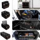 Car Trunk Organizer and Storage with Lid & Removable Leakproof Cooler Bag, Car Accessories 6 Removable Dividers for Custom Space, Collapsible Large Trunk Organizers Interior for SUV Sendan with Cover