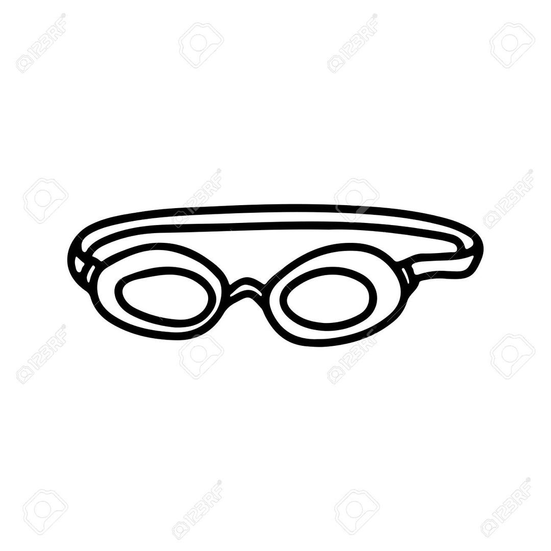 Swimming Goggles Black 