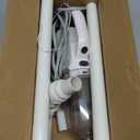 Lightweight Corded Stick Vacuum Cleaner, 2-in-1 Handheld Vacuum with Floor Brush & Crevice Tool, 13 ft Power Cord, HEPA Filter, Ideal for Apartments, Dorm Rooms, and Everyday Home Cleaning-white