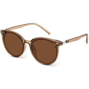 Livho Polarized Sunglasses, Retro & Oversized Shades for Women with Round Lenses