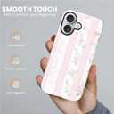 for iPhone 17 Case,Compatible with MagSafe,Dual-Layer Hard Shell + Silicone Cover,Full Body Protection Shockproof Case for iPhone 17-Blushing Floral Chic Coquette