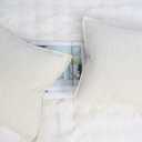 OYIMUA Set of 2 Decorative Chenille Checkered Throw Pillow Covers 18x18 Beige Neutral Farmhouse Vintage Cushion Covers Modern Boho Pillowcases for Sofa Couch Bedroom Living Room Home Decor