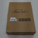 Nature Smile Solid Lotus Wood Deluxe Wooden Pants Hangers Bottom Hanger Jeans Hanger Skirt Hanger with 2-Adjustable Clips Anti-Rust Hook Pack of 10 (Natural)